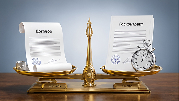 Чем отличается госконтракт от договора по 44-ФЗ и 223-ФЗ